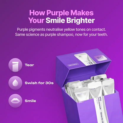 Purple Mouthwash - Peroxide-Free - Alcohol Free - Vegan Mint