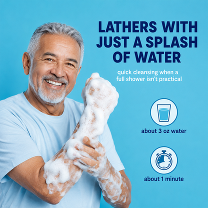 🧼Bathing Sponges - Water-Activated No-Rinse Bathing Sponges