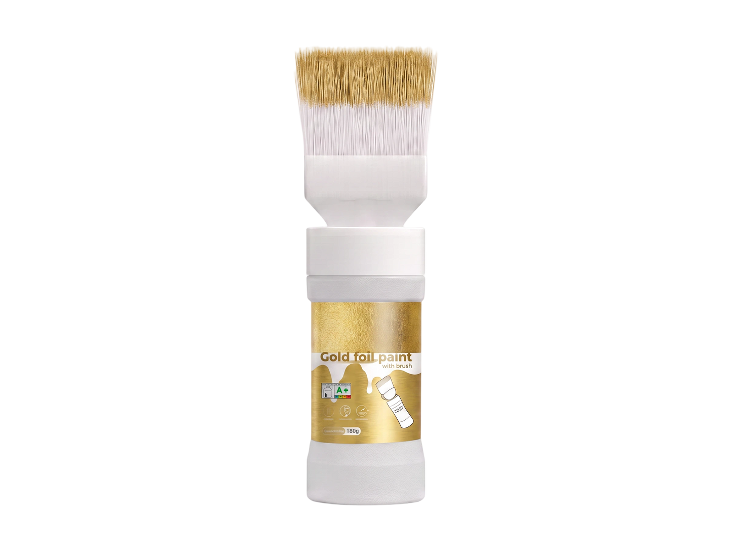 ✨New Arrival✨🖌️🏠Water-Based Metallic Silver Paint with Built-in Brush💥👍
