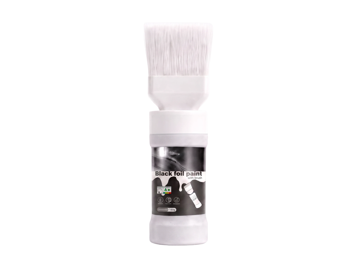 ✨New Arrival✨🖌️🏠Water-Based Metallic Silver Paint with Built-in Brush💥👍