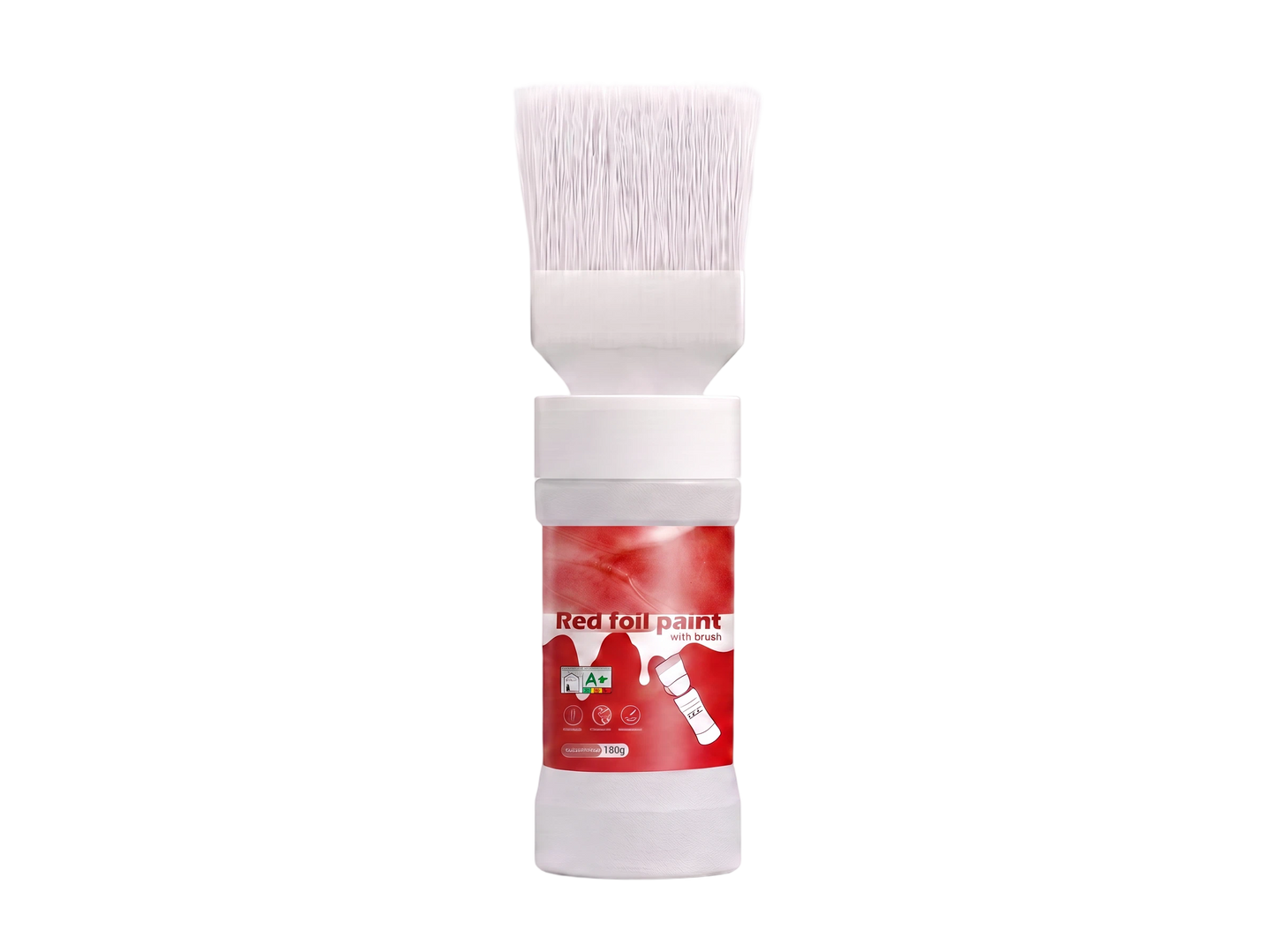 ✨New Arrival✨🖌️🏠Water-Based Metallic Silver Paint with Built-in Brush💥👍