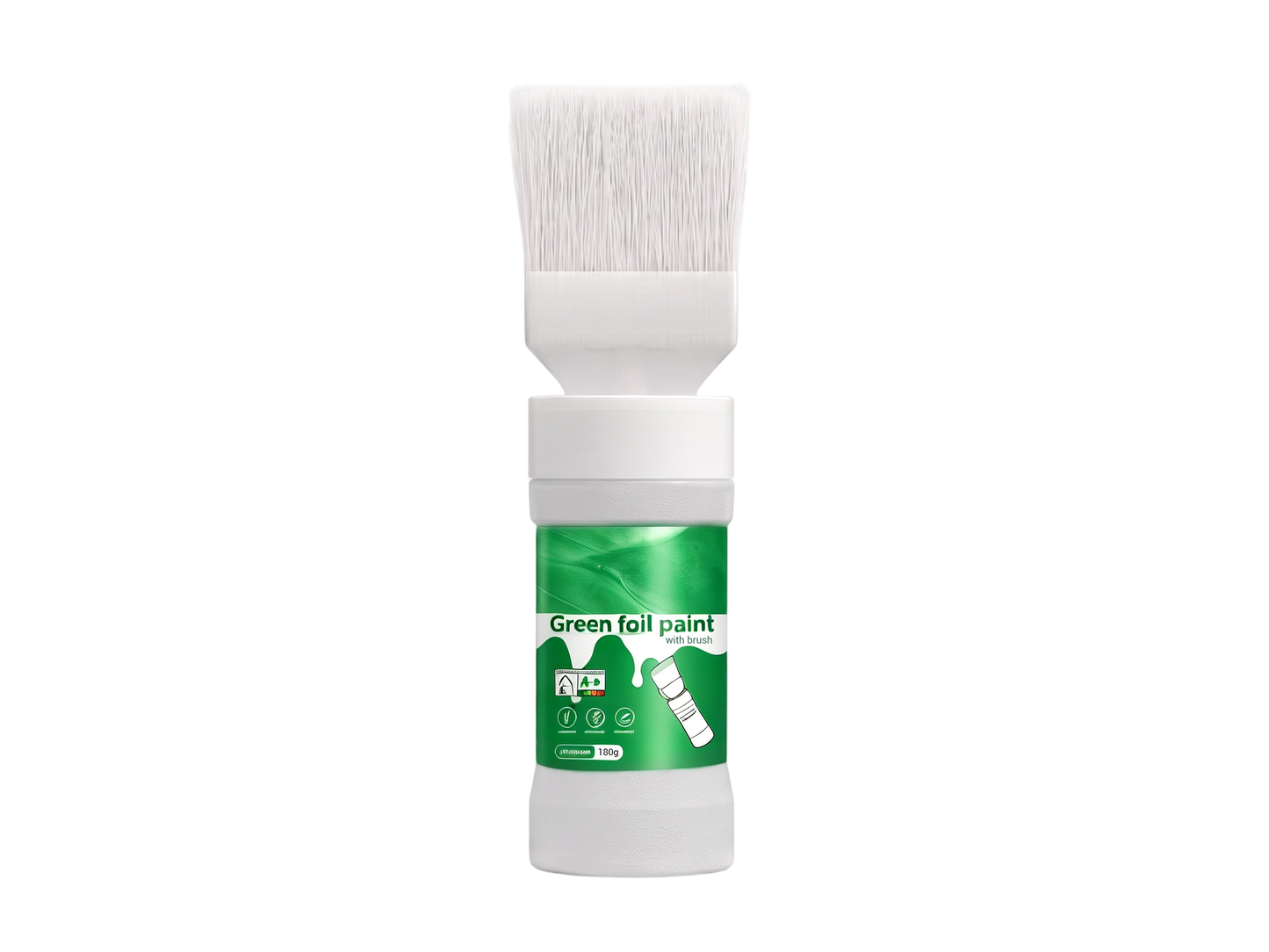 ✨New Arrival✨🖌️🏠Water-Based Metallic Silver Paint with Built-in Brush💥👍