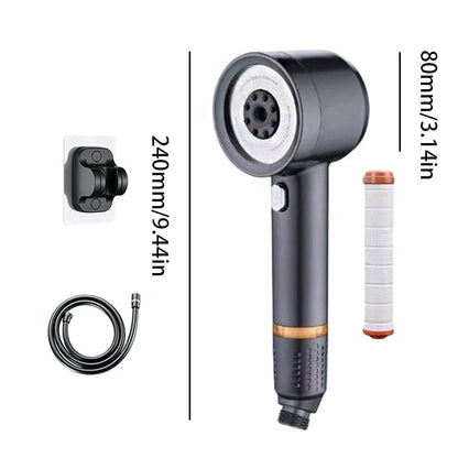 Filtered High-Pressure Shower Head Set - Stop settling for weak showers