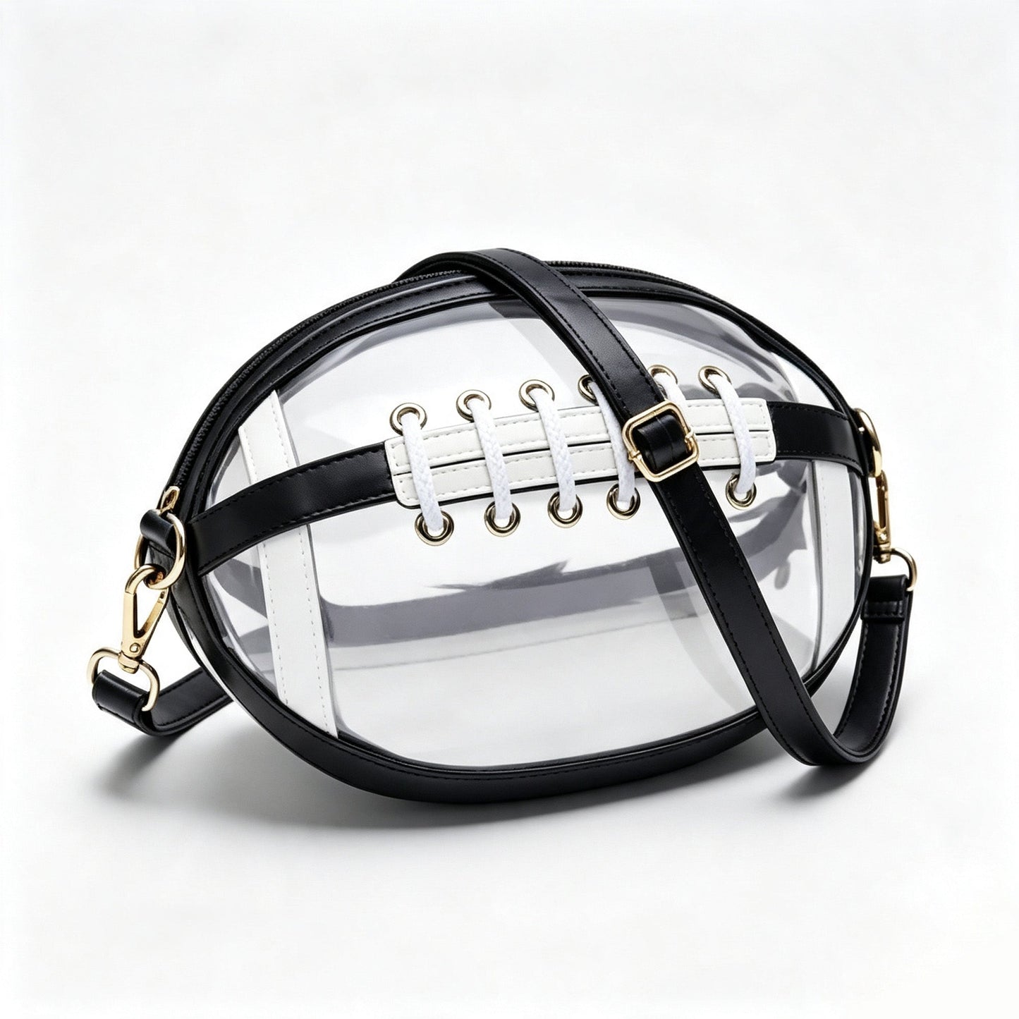 🏈Football Shaped Clear Crossbody Bag