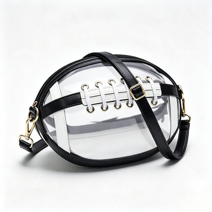 🏈Football Shaped Clear Crossbody Bag