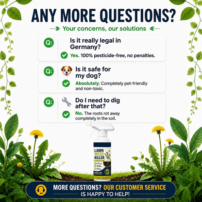 ⚡ [Easy and stress-free weeding in the garden] Herbicide for domestic use