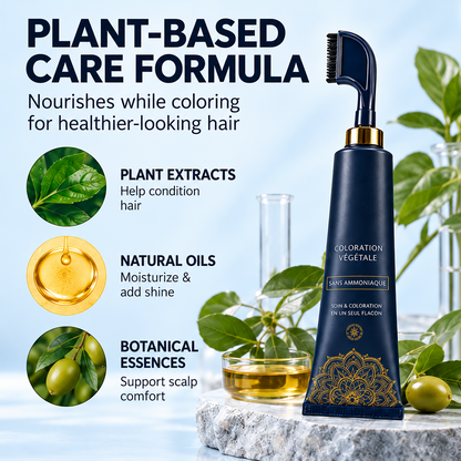 ⏳Time-Limited Special⏰Herbal Hair Dye Comb for Home Use