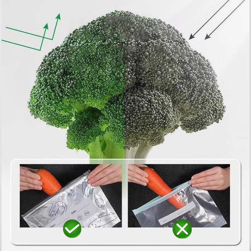 🔥Global bestseller🍗Reusable Aluminum Foil Sealable Storage Bags🥦