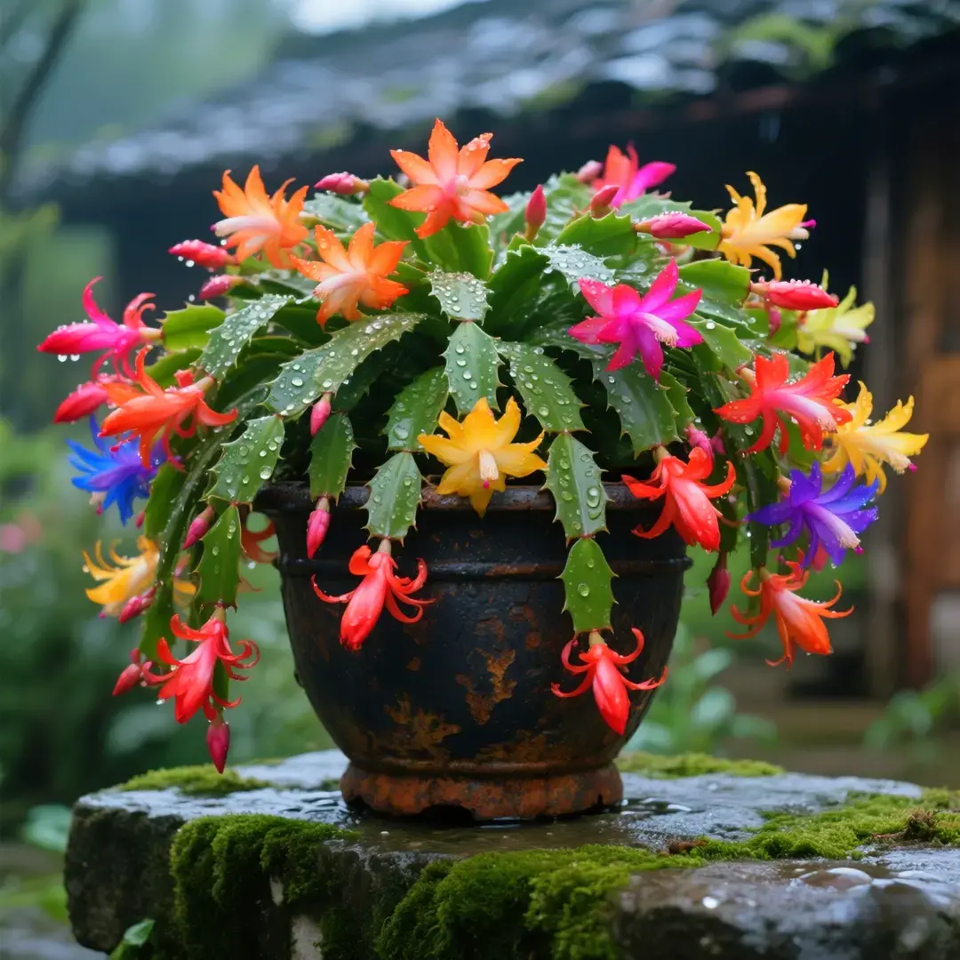 🦀Mix Colors Schlumbergera Seeds – Easy-Care Blooms in Every Shade, Even in Winter ❄️🌈