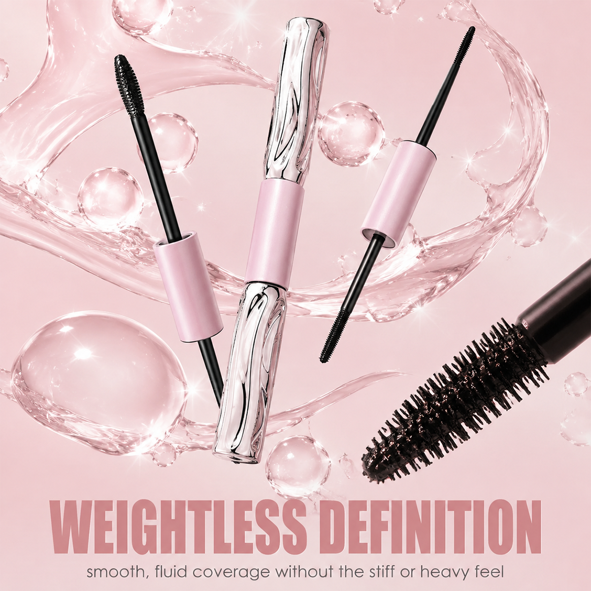 2-in-1 Long-Lasting Volumizing and Curling Mascara