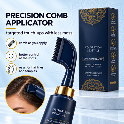⏳Time-Limited Special⏰Herbal Hair Dye Comb for Home Use