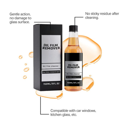 🚗150ml Glass Oil Film Cleaner Liquid