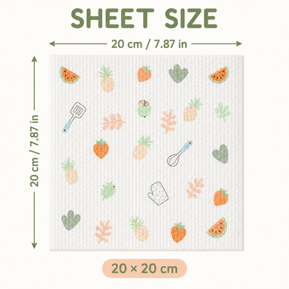 200Pcs Per Roll Reusable Cleaning Lazy Rags