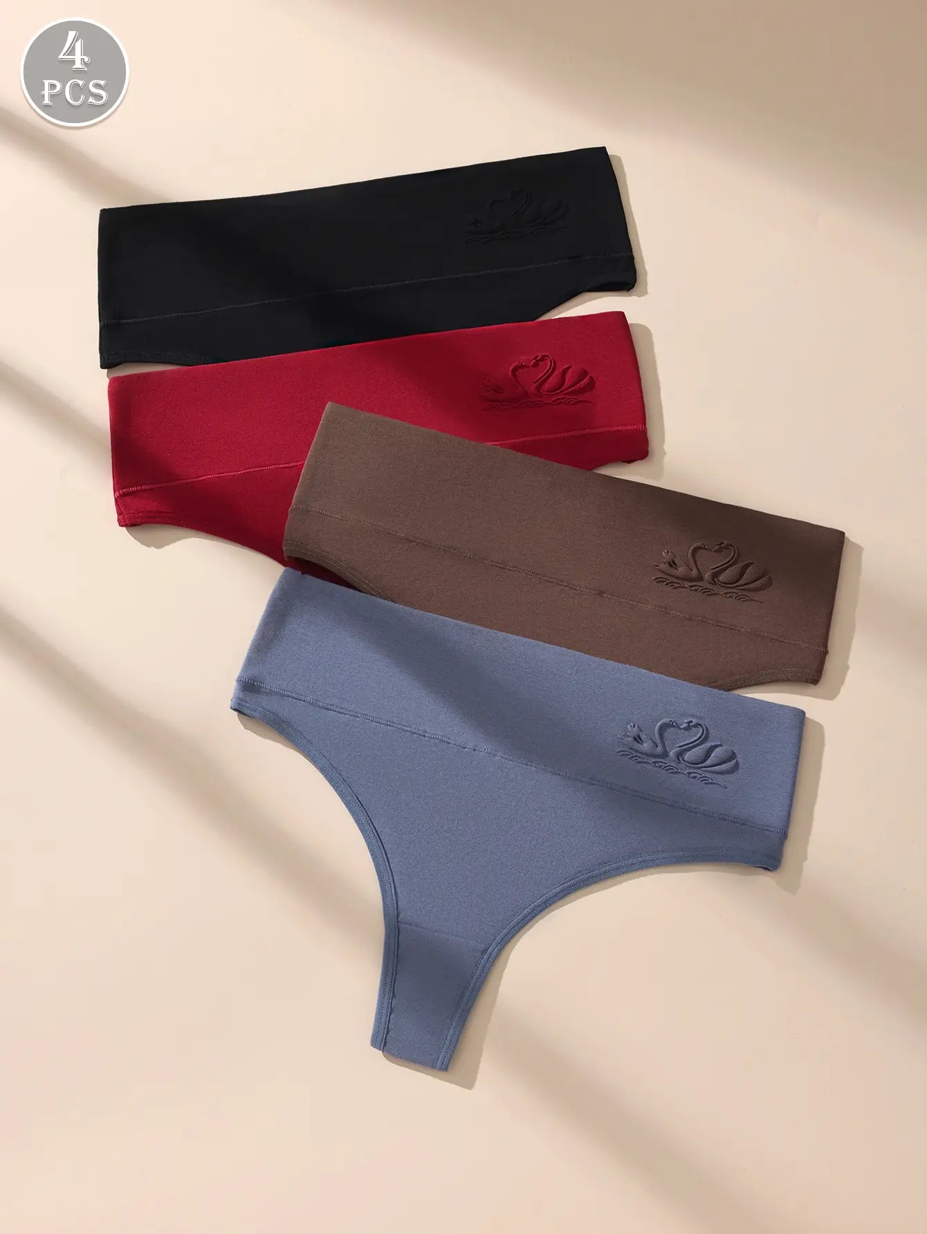 High Waist Seamless T‑Back Thongs for Women