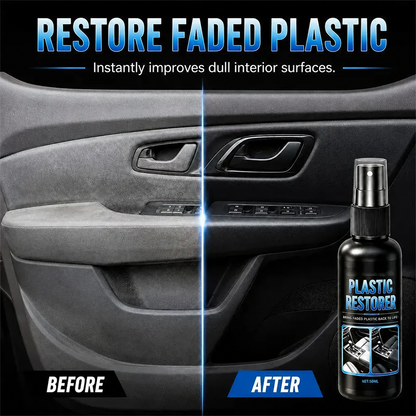 🚗 Car Plastic Restorer Spray | Deep-Look Refresh
