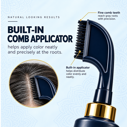⏳Time-Limited Special⏰Herbal Hair Dye Comb for Home Use