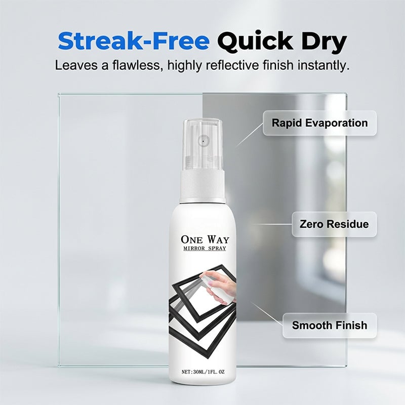 Reflective Window Spray | One-Way Mirror Privacy Shield for Home & Car