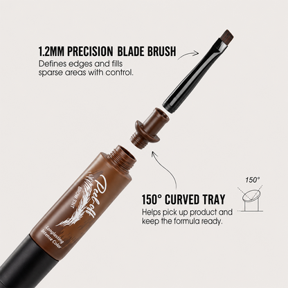 🎨Waterproof Brow Tint – Peel‑off, easy apply. Covers greys, shapes perfectly.🌟