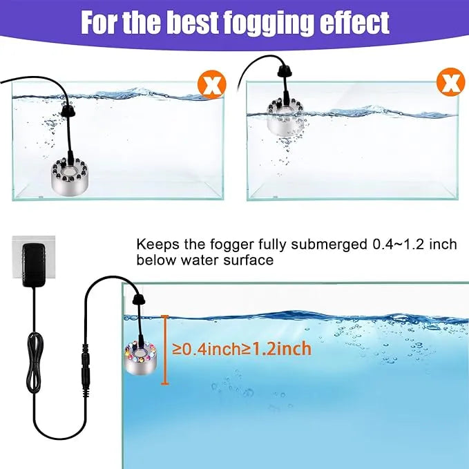 🎃🔥Mist Maker Ultrasonic Fogger-Indoor/outdoor Landscaping & Halloween Decoration