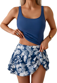 Navy Blue Printed