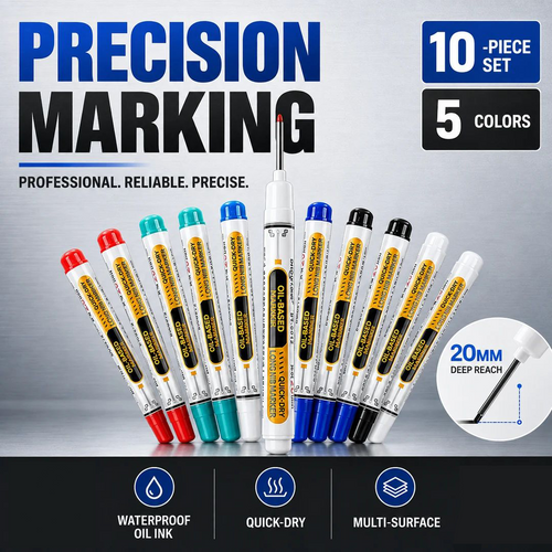 Precision Tip Quick-Dry Oil-Based Marker Pen