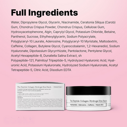 Peptide Collagen Hydrogel Eye Patch