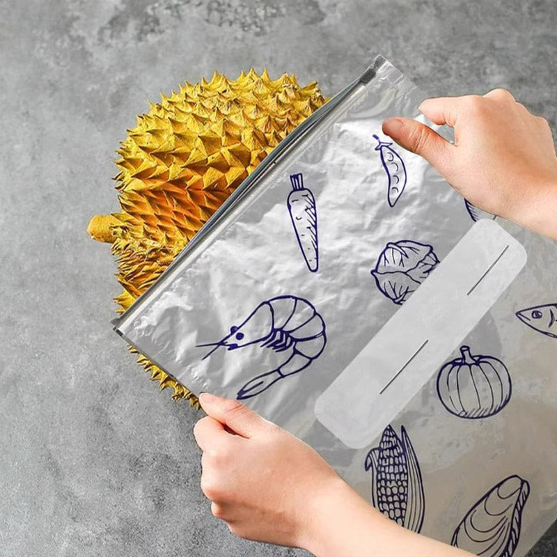 🔥Global bestseller🍗Reusable Aluminum Foil Sealable Storage Bags🥦