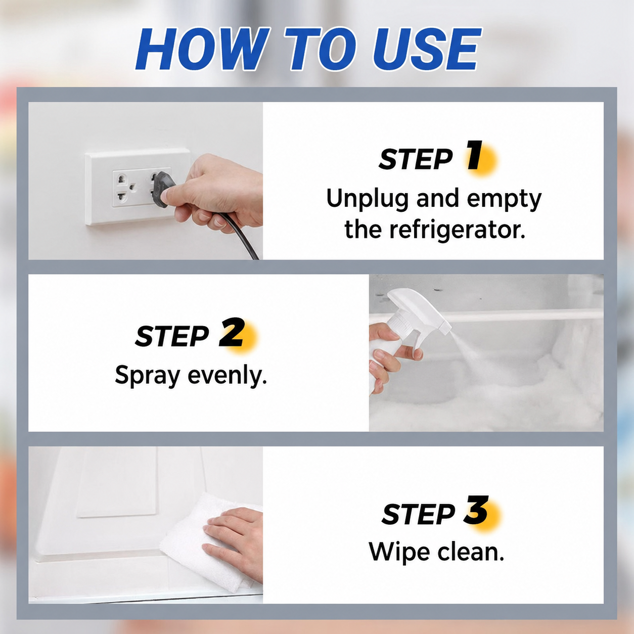 【🔥】🧊Defrost Spray for Fridge-Freezer