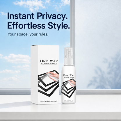 Reflective Window Spray | One-Way Mirror Privacy Shield for Home & Car