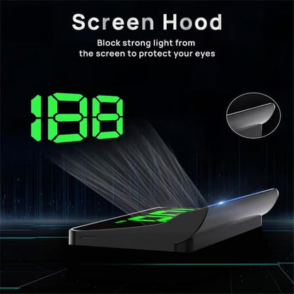 🚗 GPS Head-Up Display Speedometer – Digital HUD for Cars, Trucks & Motorcycles