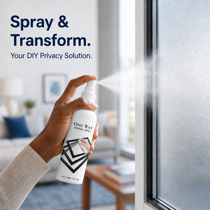 Reflective Window Spray | One-Way Mirror Privacy Shield for Home & Car