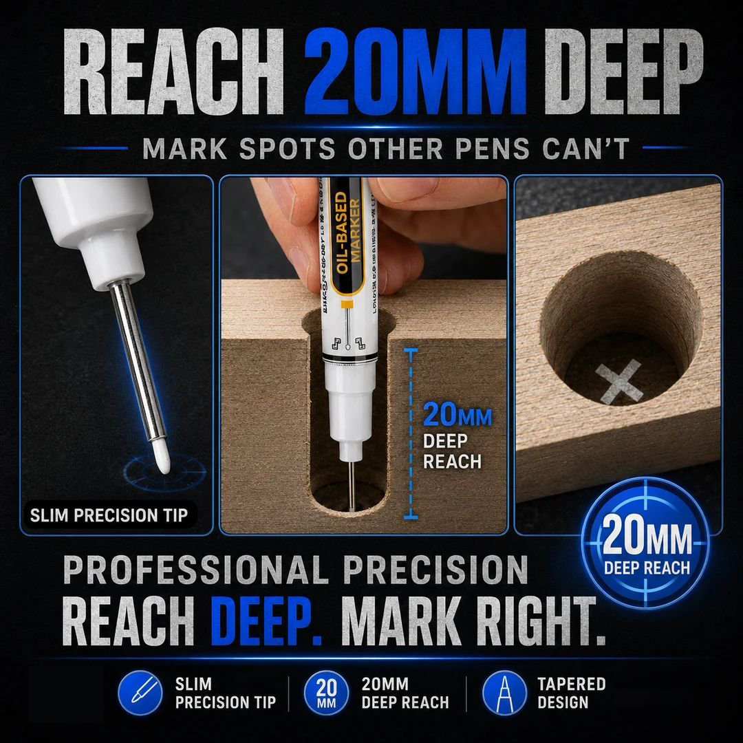 Precision Tip Quick-Dry Oil-Based Marker Pen