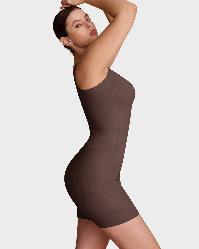 All-in-One Sculpting Bodysuit with Easy-Off Design