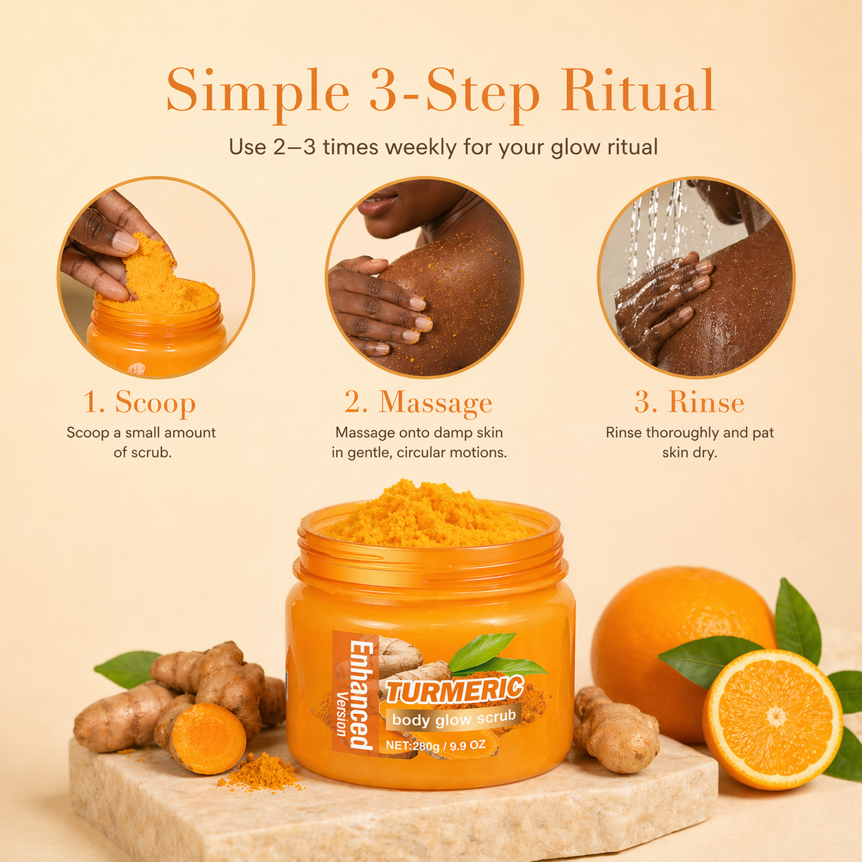 Nourishing Turmeric Body Scrub