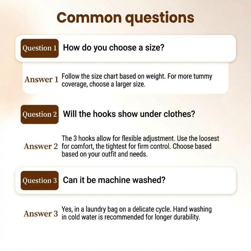 Adjustable High-Waisted Tummy Control Underwear