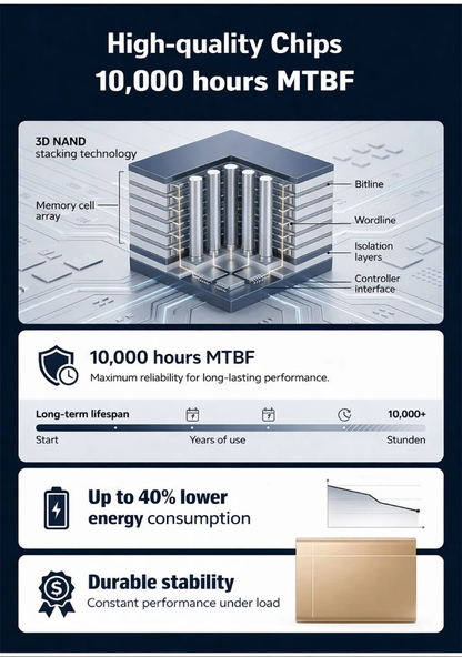 High-speed portable solid-state drives