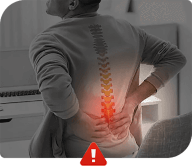 Back discomfort