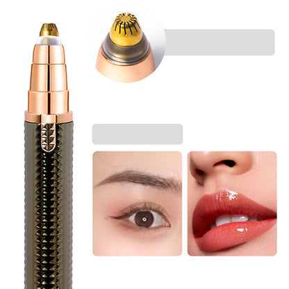 🔥 Portable Electric Eyebrow Trimmer – Interchangeable Heads 🪒