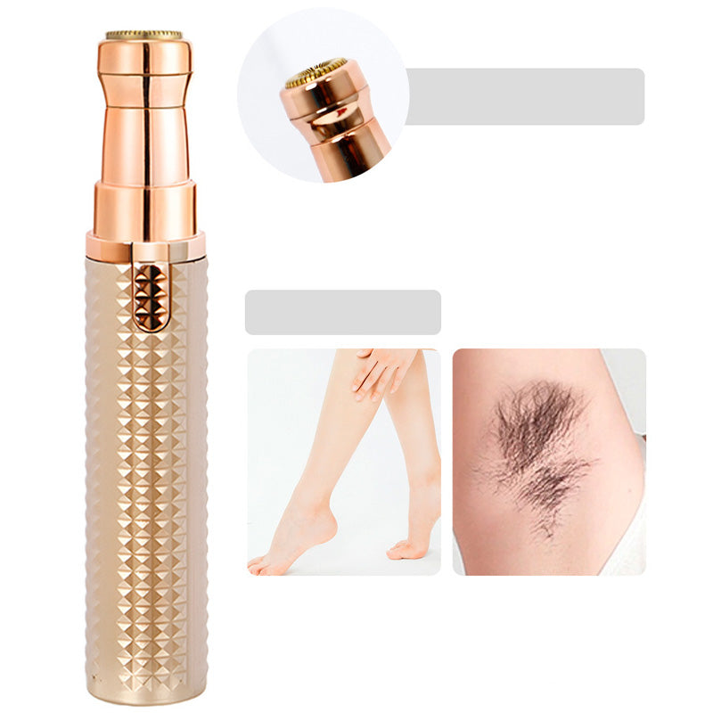 🔥 Portable Electric Eyebrow Trimmer – Interchangeable Heads 🪒