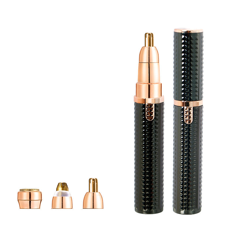 🔥 Portable Electric Eyebrow Trimmer – Interchangeable Heads 🪒