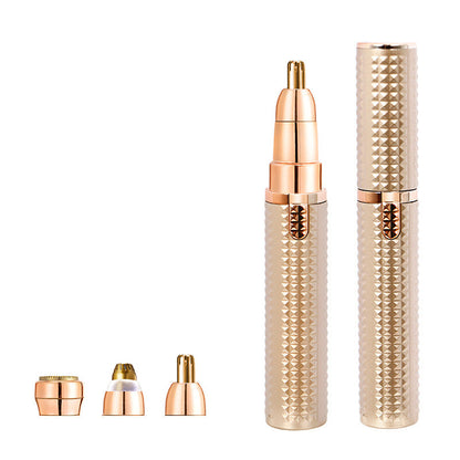 🔥 Portable Electric Eyebrow Trimmer – Interchangeable Heads 🪒