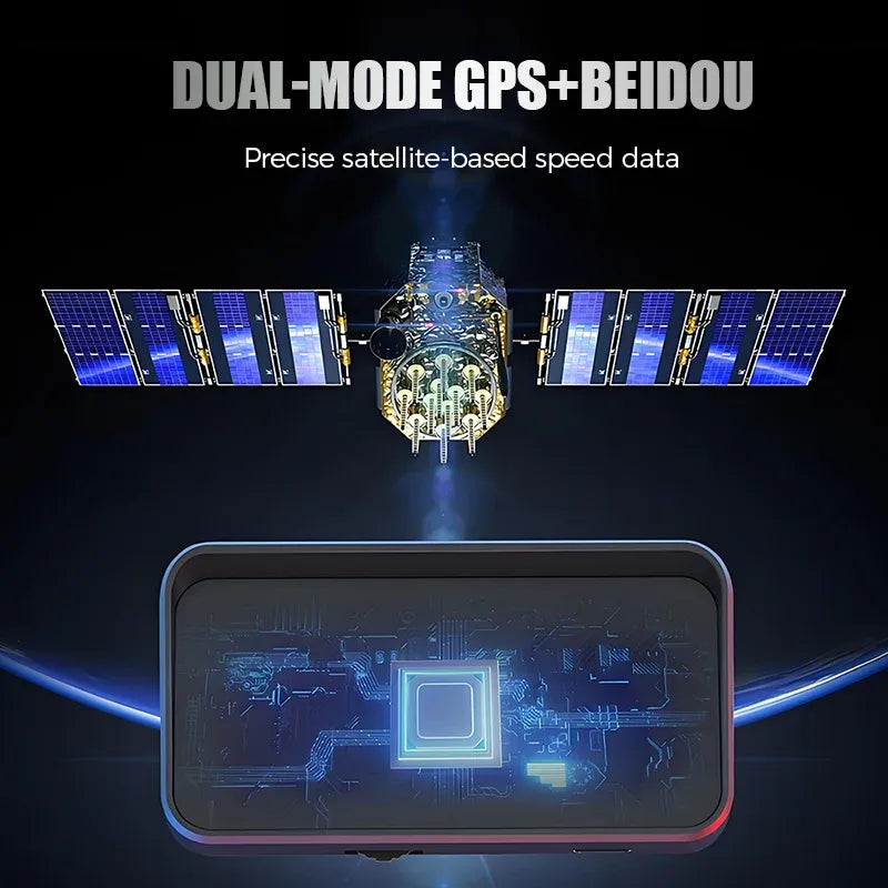🚗 GPS Head-Up Display Speedometer – Digital HUD for Cars, Trucks & Motorcycles