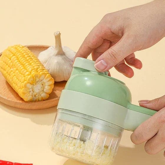 🍳🔪4-in-1 Cordless Mini Food Processor — No More Endless Chopping & Slicing!