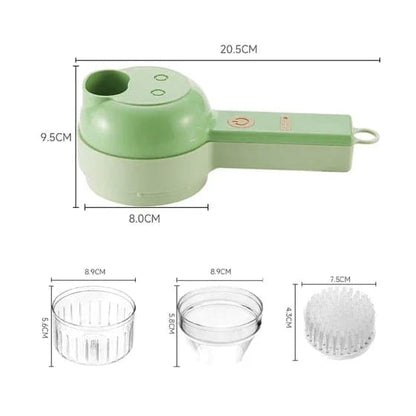 🍳🔪4-in-1 Cordless Mini Food Processor — No More Endless Chopping & Slicing!