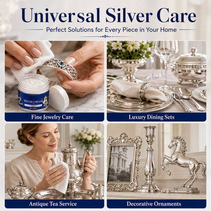 Professional Silver Polish Cream – Removes Tarnish & Restores Shine
