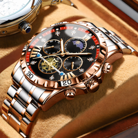 🔥Hot Sale🔥Men's Luminous Waterproof Flywheel Quartz Watch