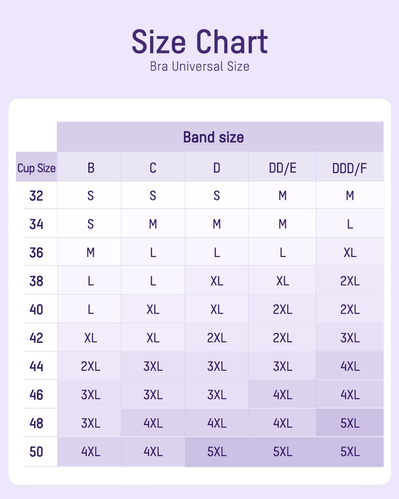 Invisible Wide-Band Wireless Support Bra