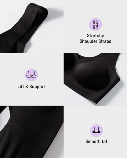Lifting Wire-Free Antibacterial Jelly Bra