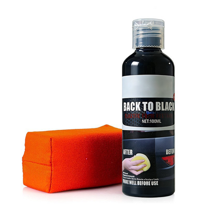 Car Plastic Restorer – Restore Faded Trim to a Rich, Dark Finish
