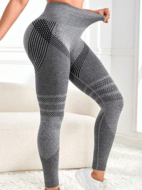High Waisted And Hip Lifting Yoga Elastic Quick Drying Tight Pants